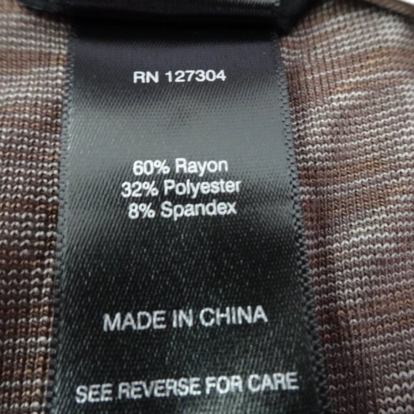 Ali Miles Knit Tunic Top Women's Plus Size 1X Multicolor Loose Fit Burnout - Picture 7 of 10